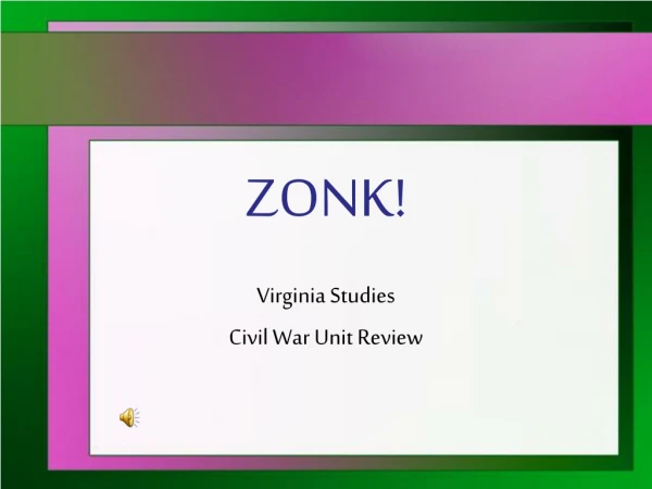 ZONK!