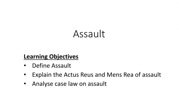 Assault