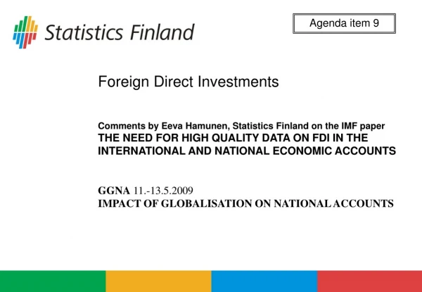 GGNA  11.-13.5.2009  IMPACT OF GLOBALISATION ON NATIONAL ACCOUNTS