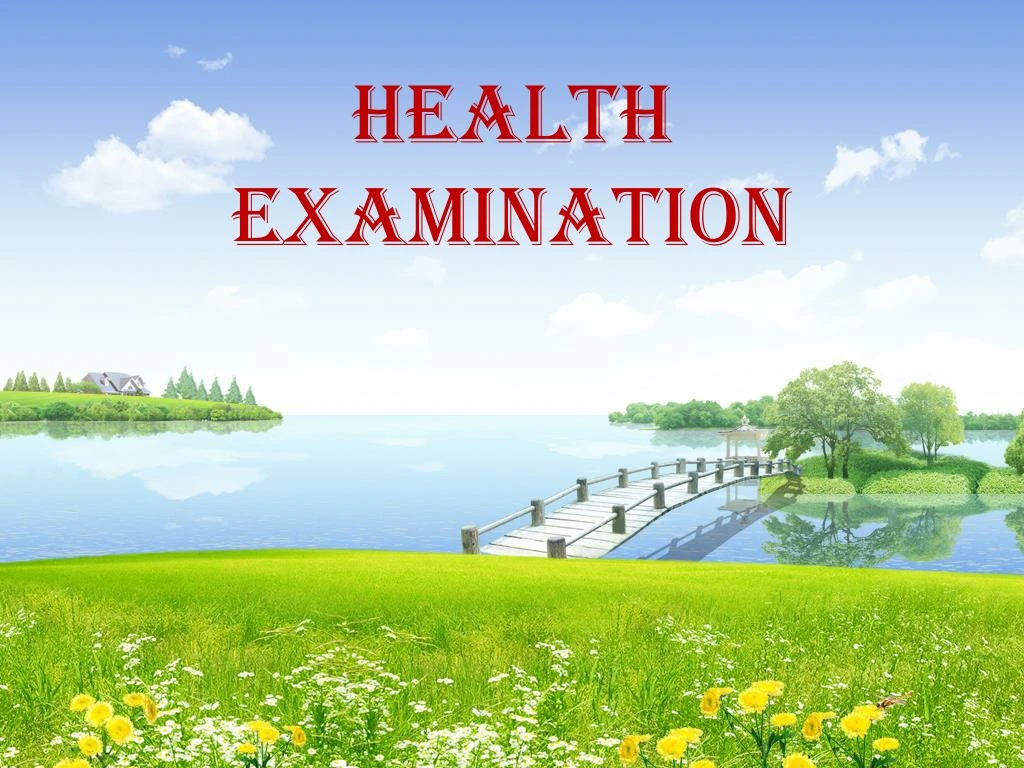 health examination