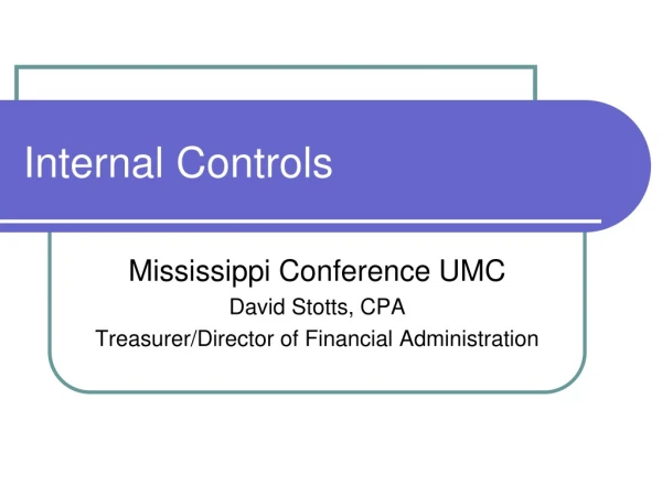 Internal Controls