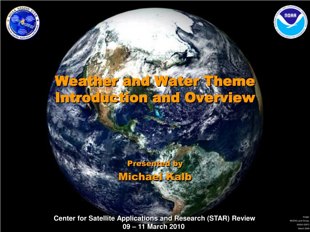 weather and water theme introduction and overview