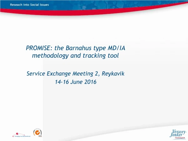 PROMISE: the Barnahus type MD/IA methodology and tracking tool