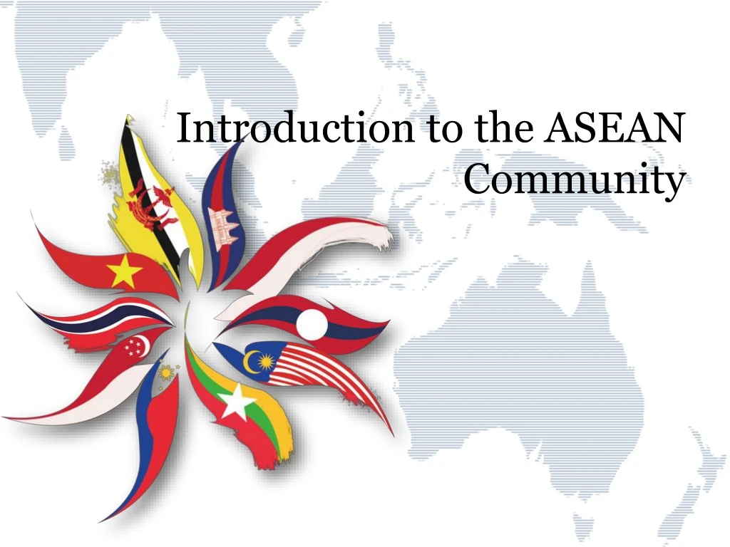 introduction to the asean community