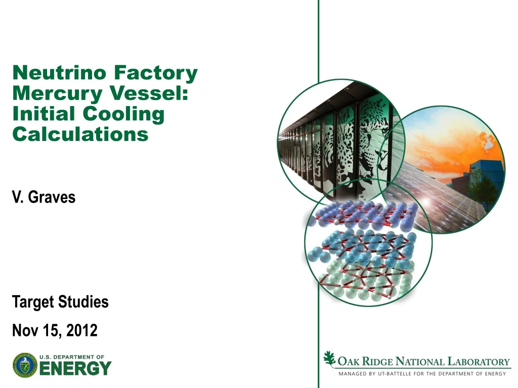 neutrino factory mercury vessel initial cooling calculations
