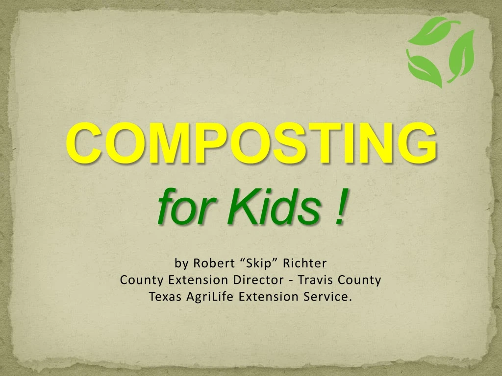 composting for kids