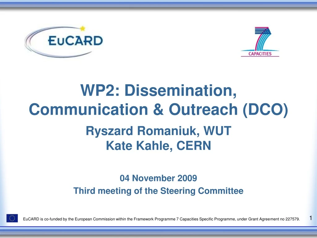 wp2 dissemination communication outreach dco