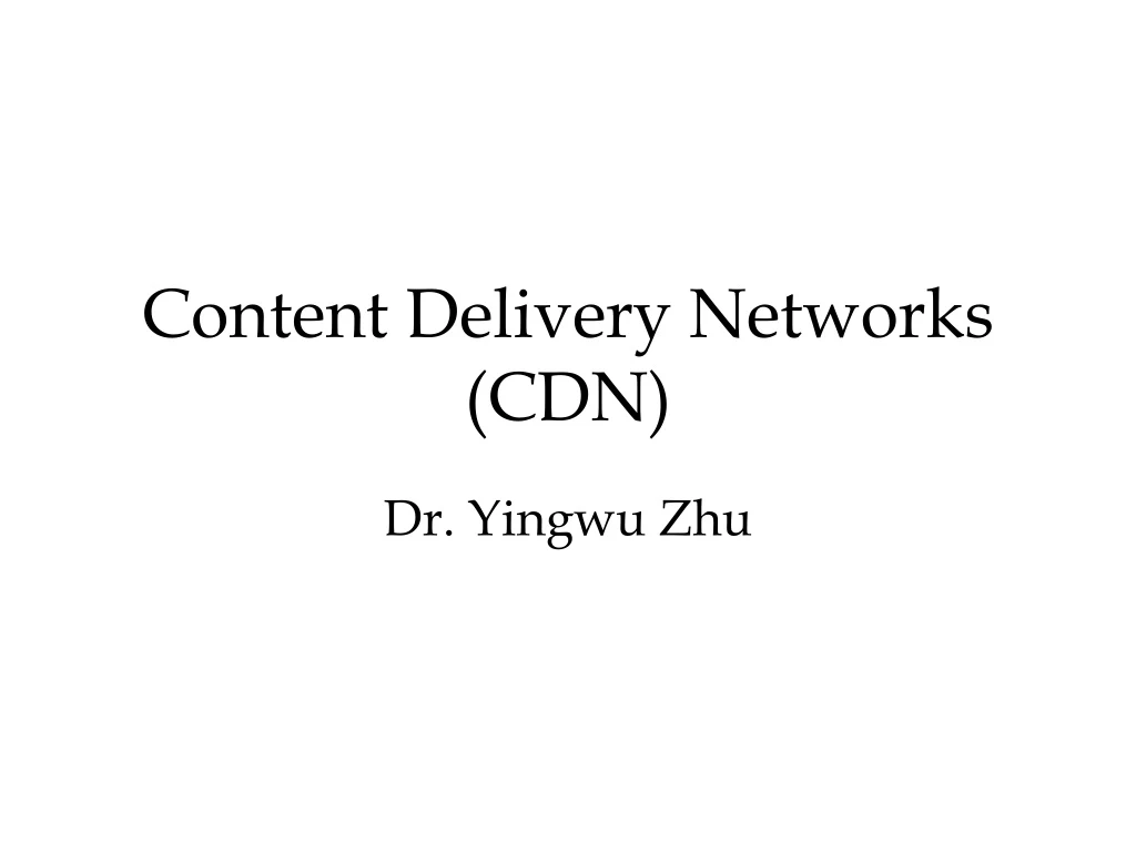 content delivery networks cdn