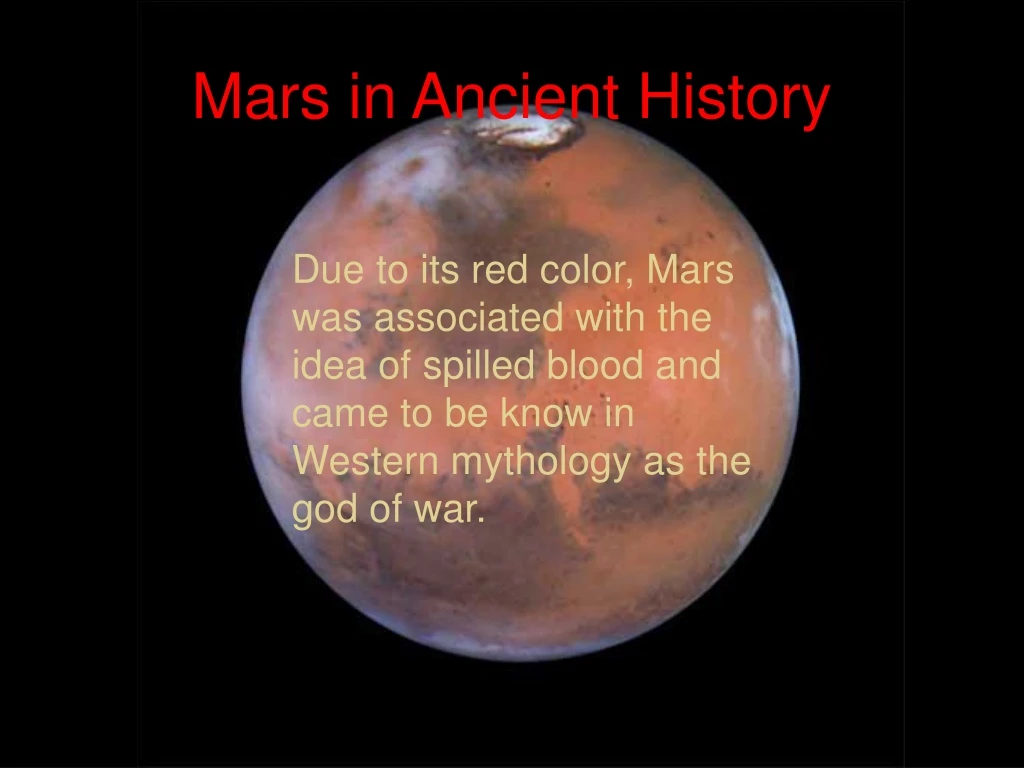 mars in ancient history