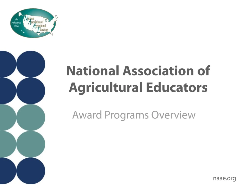 national association of agricultural educators