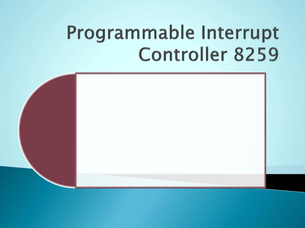 programmable interrupt controller 8259
