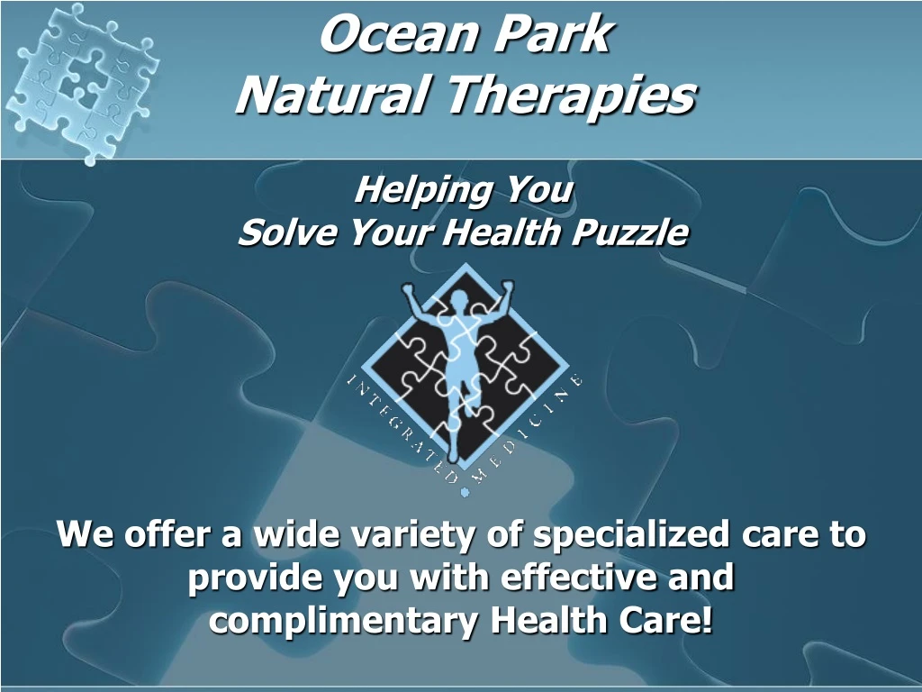 ocean park natural therapies helping you solve