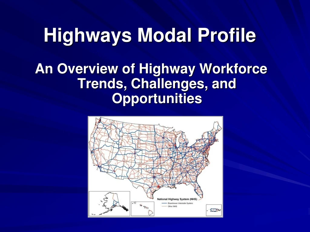 highways modal profile