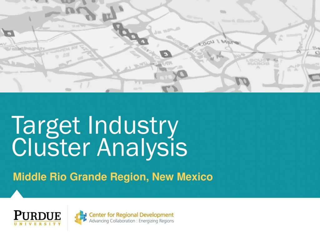 target industry cluster analysis