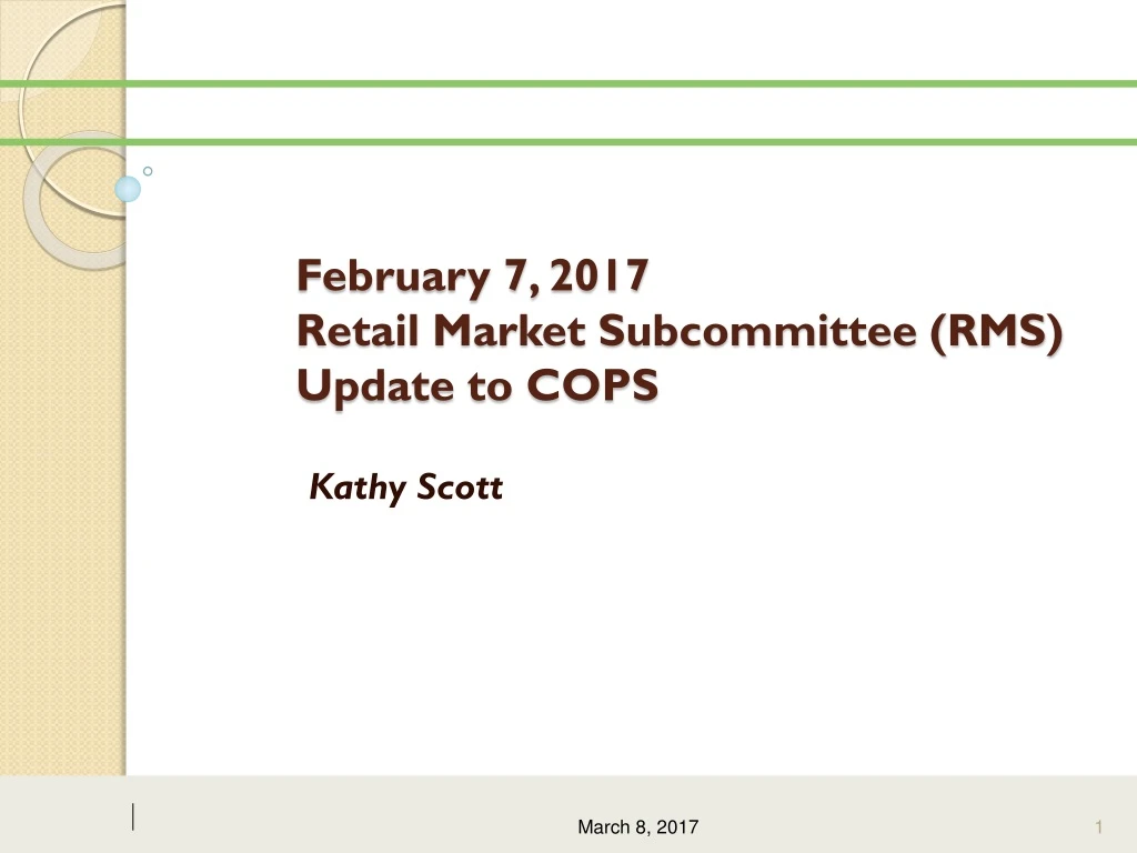 february 7 2017 retail market subcommittee rms update to cops