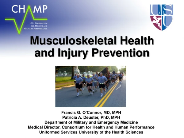 Musculoskeletal Health  and Injury Prevention