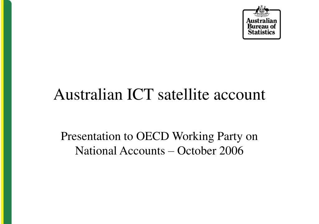 australian ict satellite account