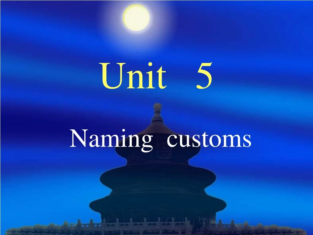 unit 5