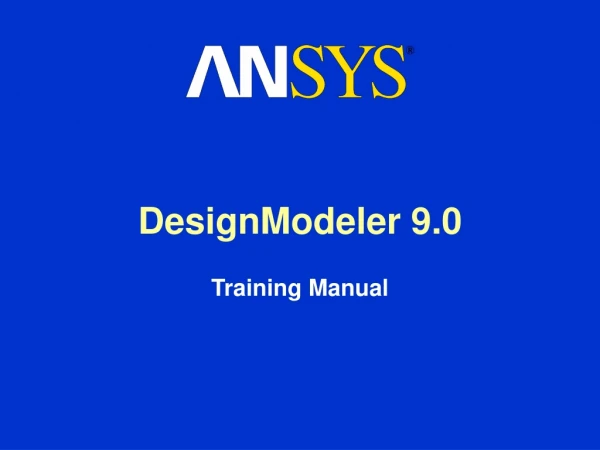 DesignModeler 9.0