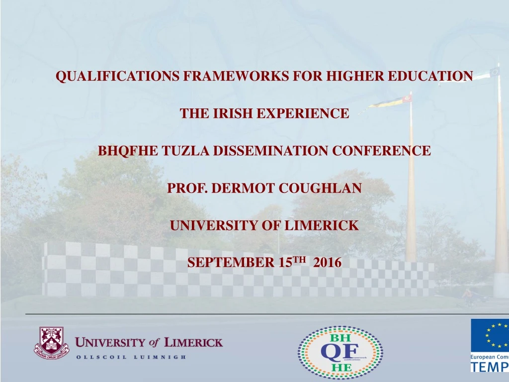 qualifications frameworks for higher education