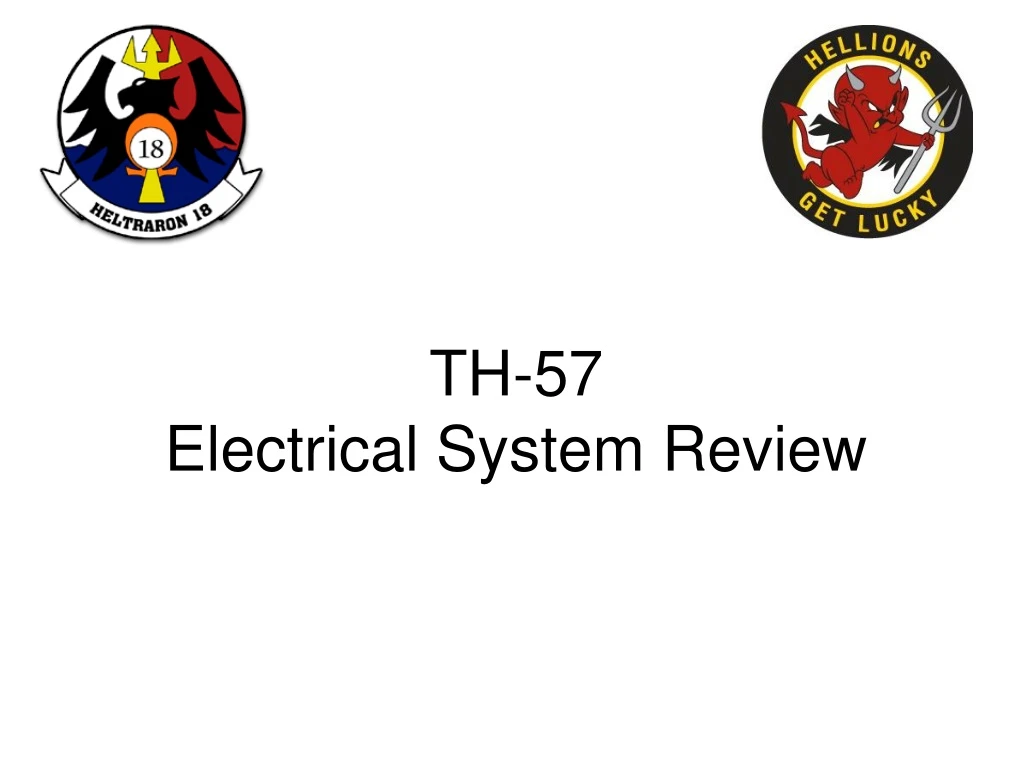 th 57 electrical system review