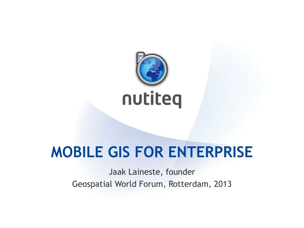 mobile gis for enterprise