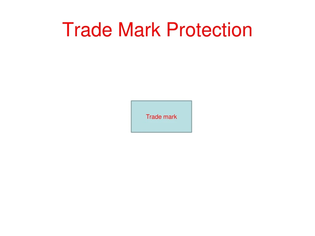 trade mark protection