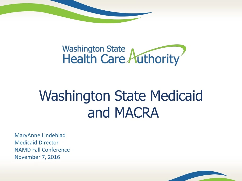 washington state medicaid and macra
