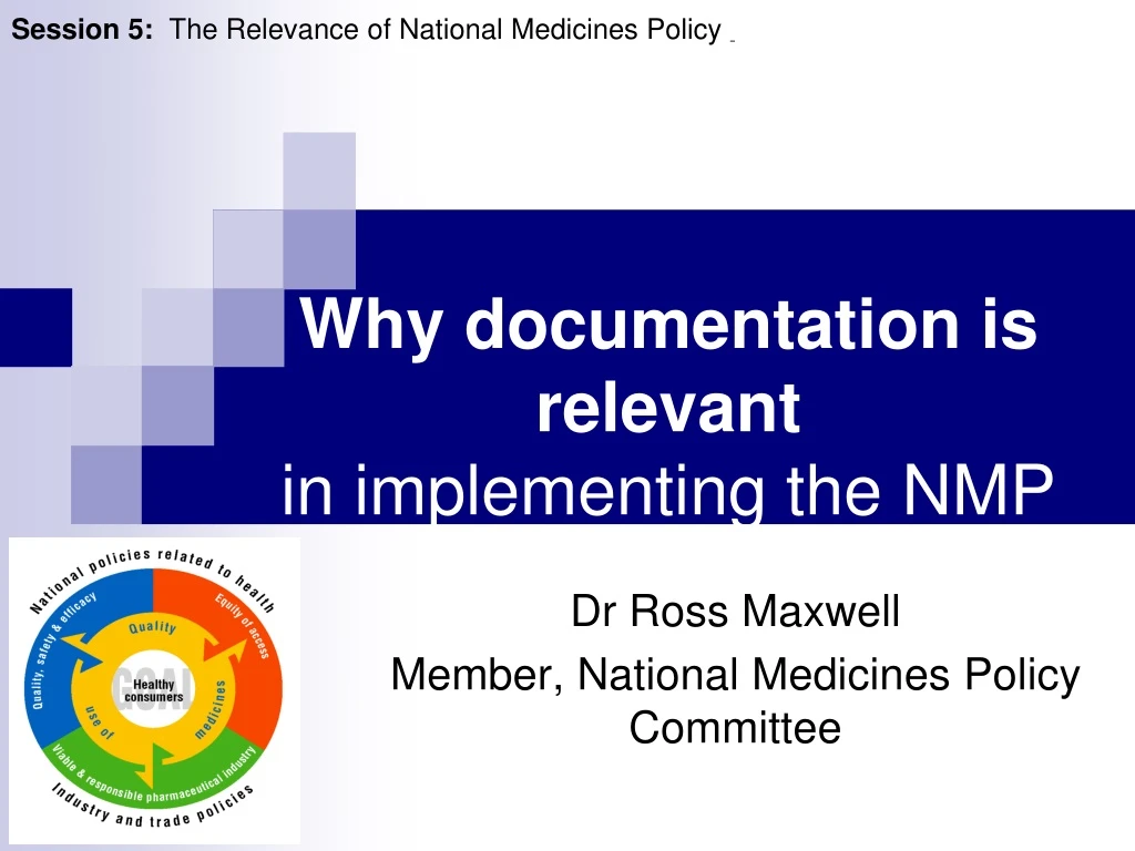 why documentation is relevant in implementing the nmp