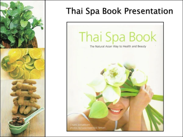 Thai Spa Book Presentation