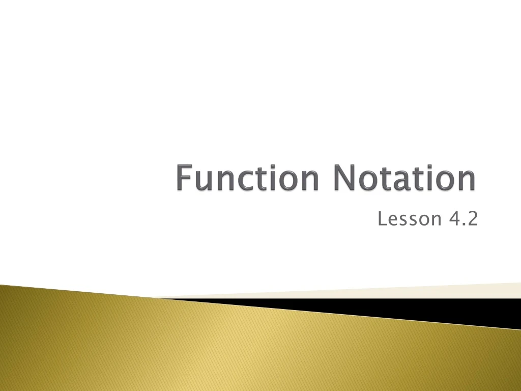 function notation