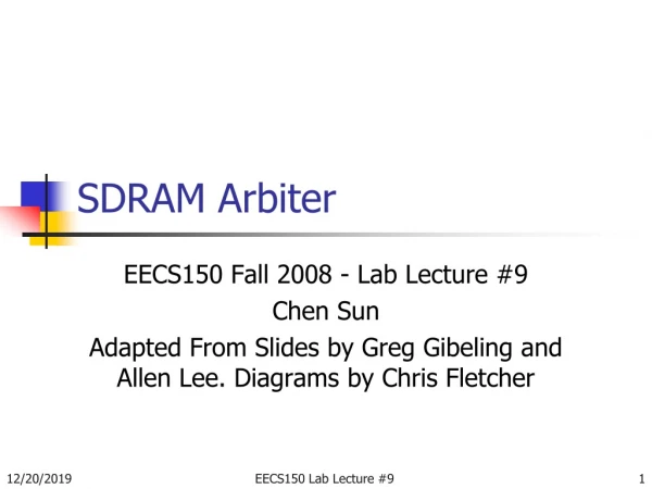 SDRAM Arbiter