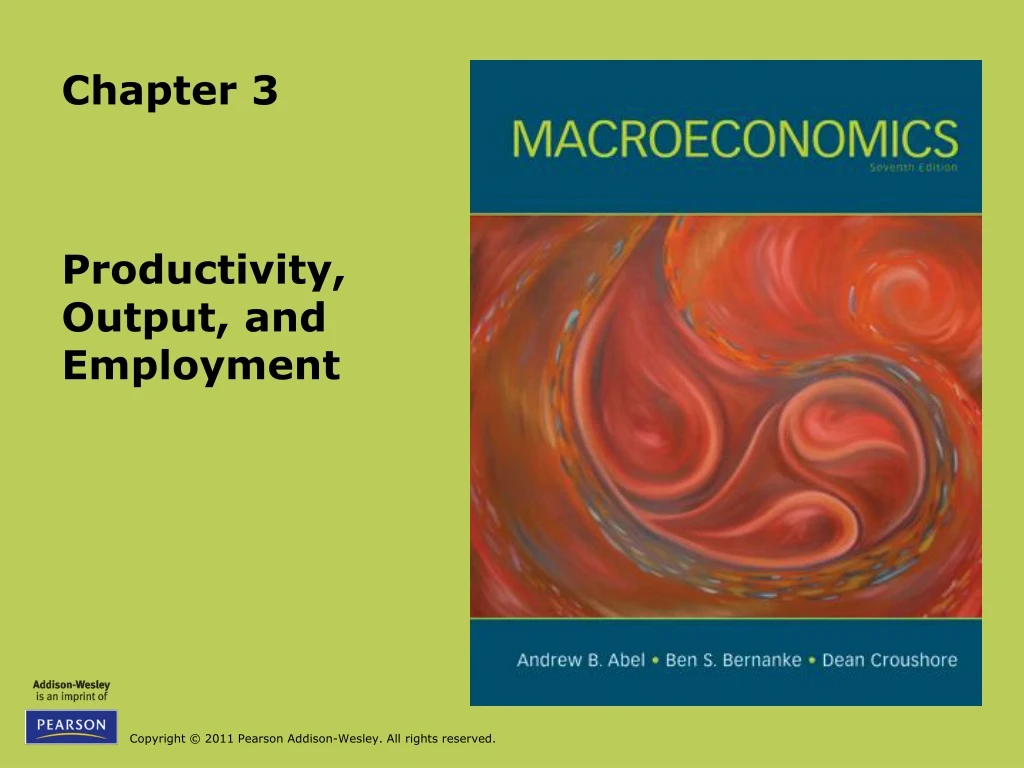 productivity output and employment