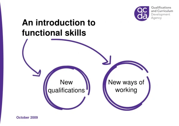 An introduction to functional skills