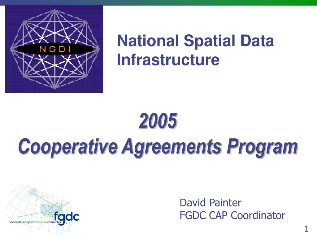 national spatial data infrastructure
