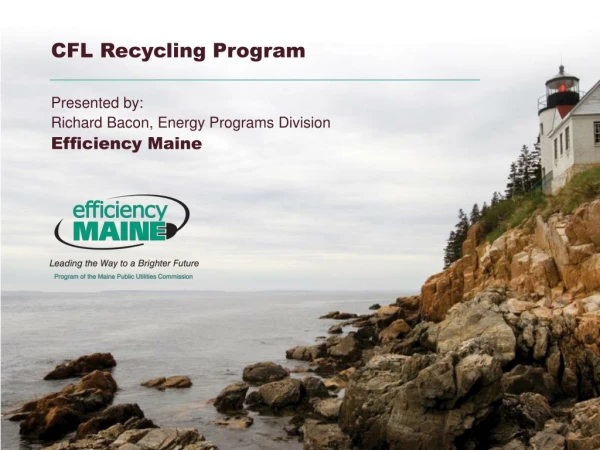 CFL Recycling Program