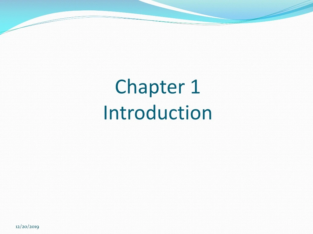 chapter 1 introduction