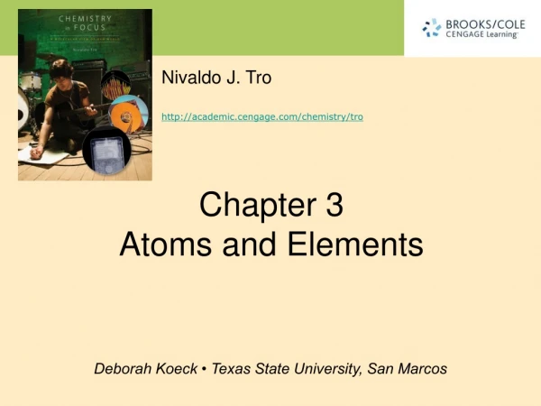 Chapter 3 Atoms and Elements