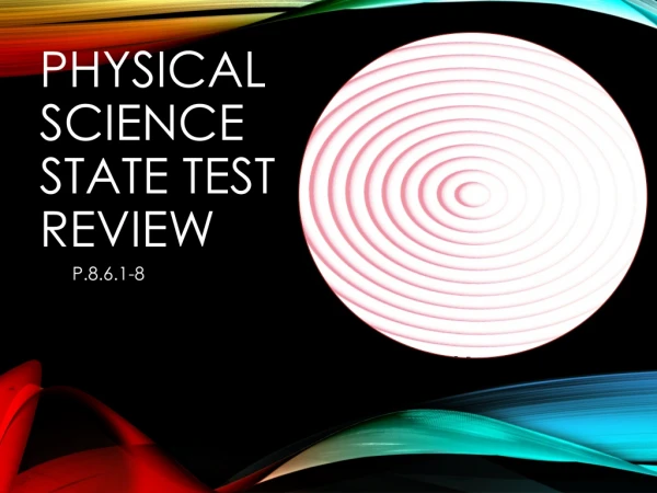 Physical science state test review