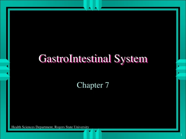 GastroIntestinal System