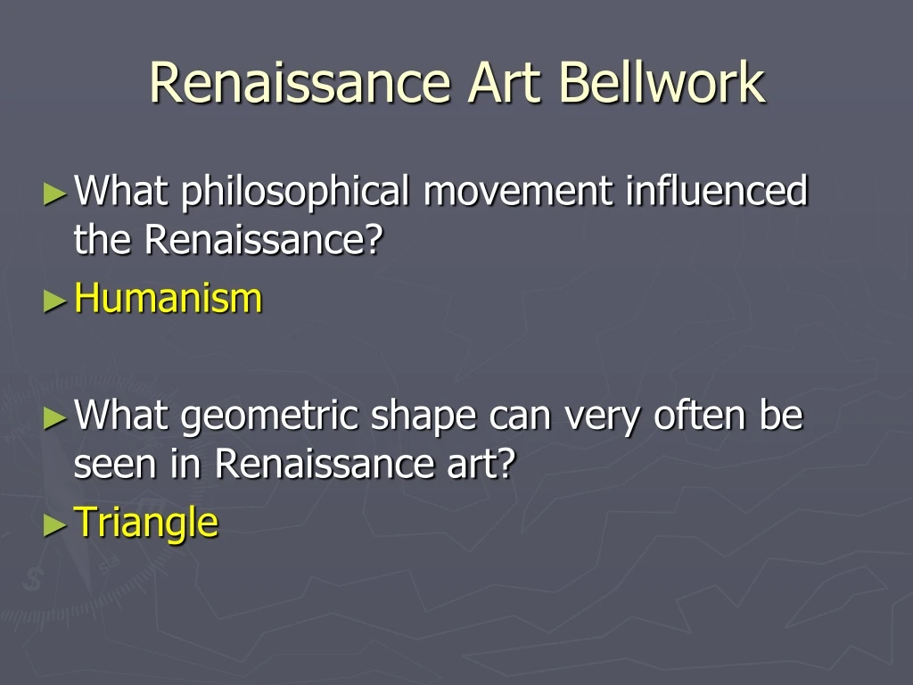 renaissance art bellwork
