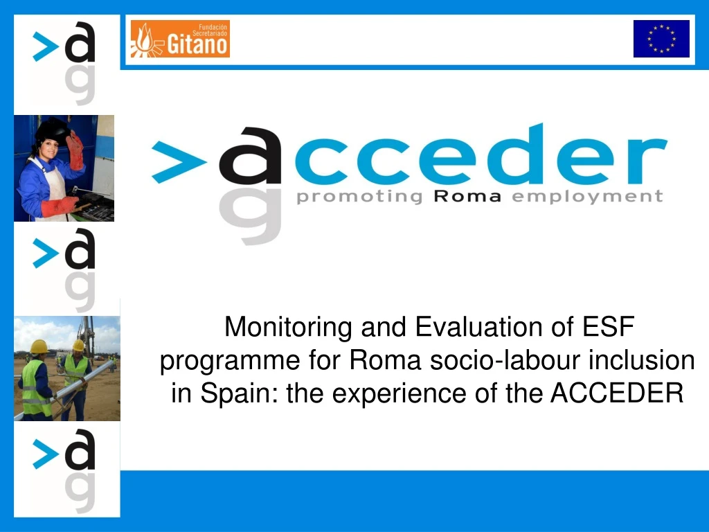 monitoring and evaluation of esf programme