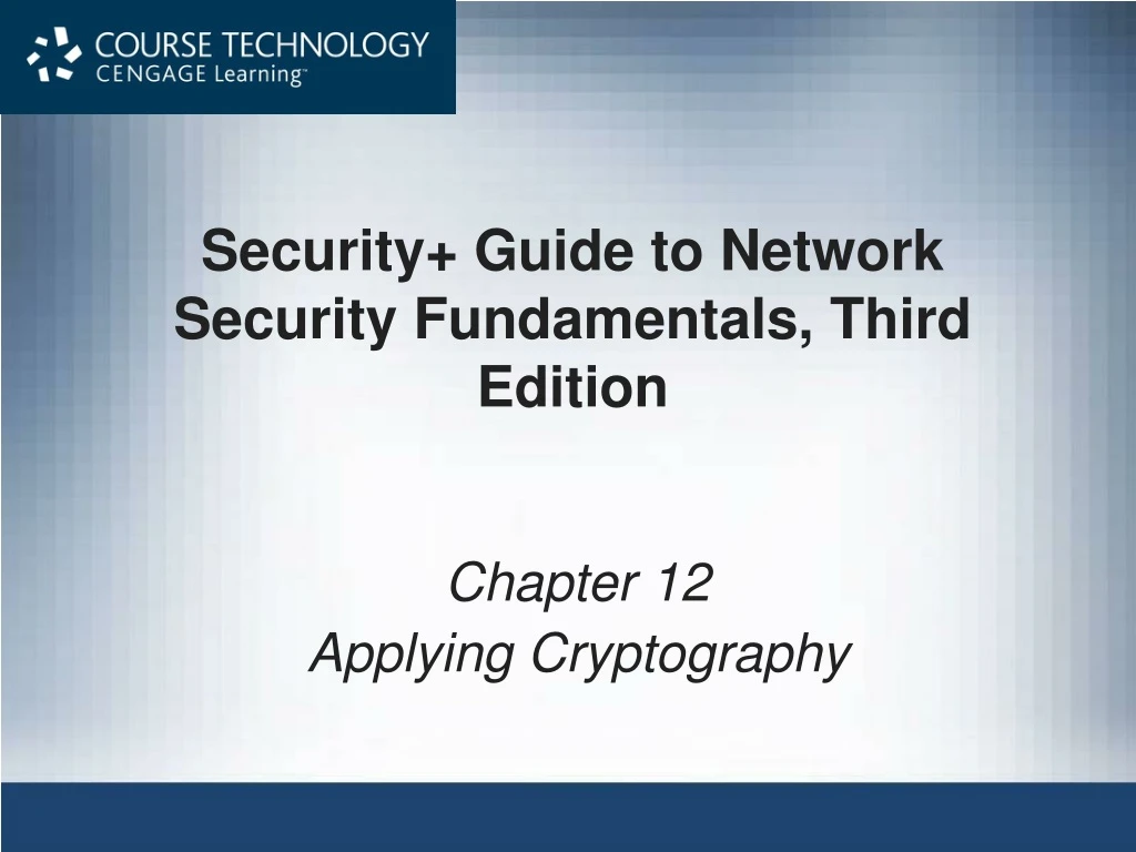 security guide to network security fundamentals third edition