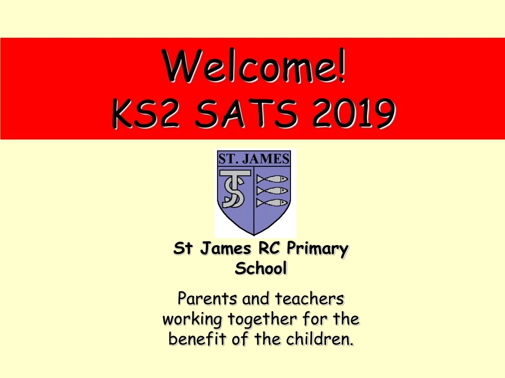 welcome ks2 sats 2019