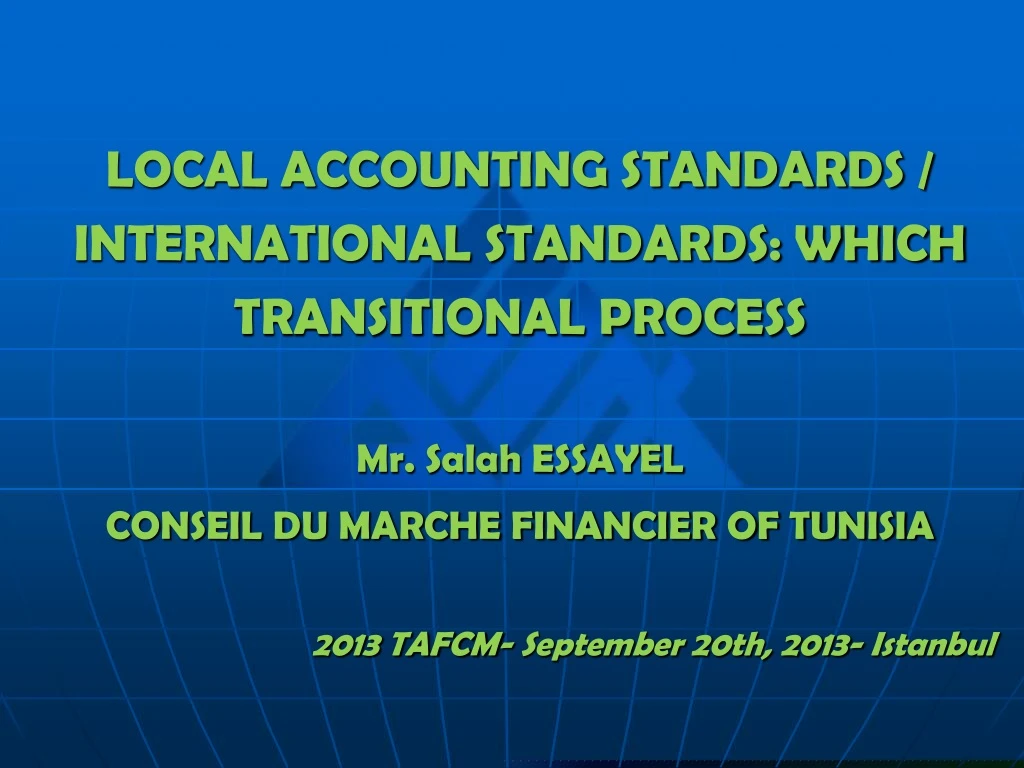 local accounting standards international