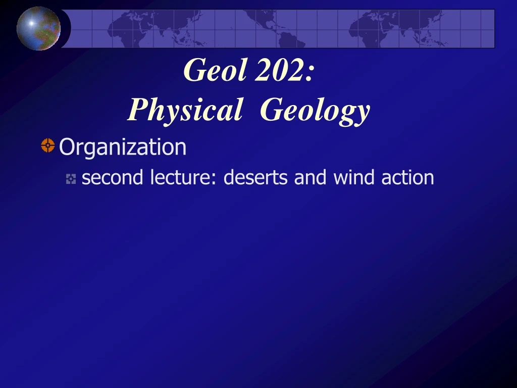 geol 202 physical geology