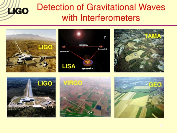 Detection of Gravitational Waves with Interferometers