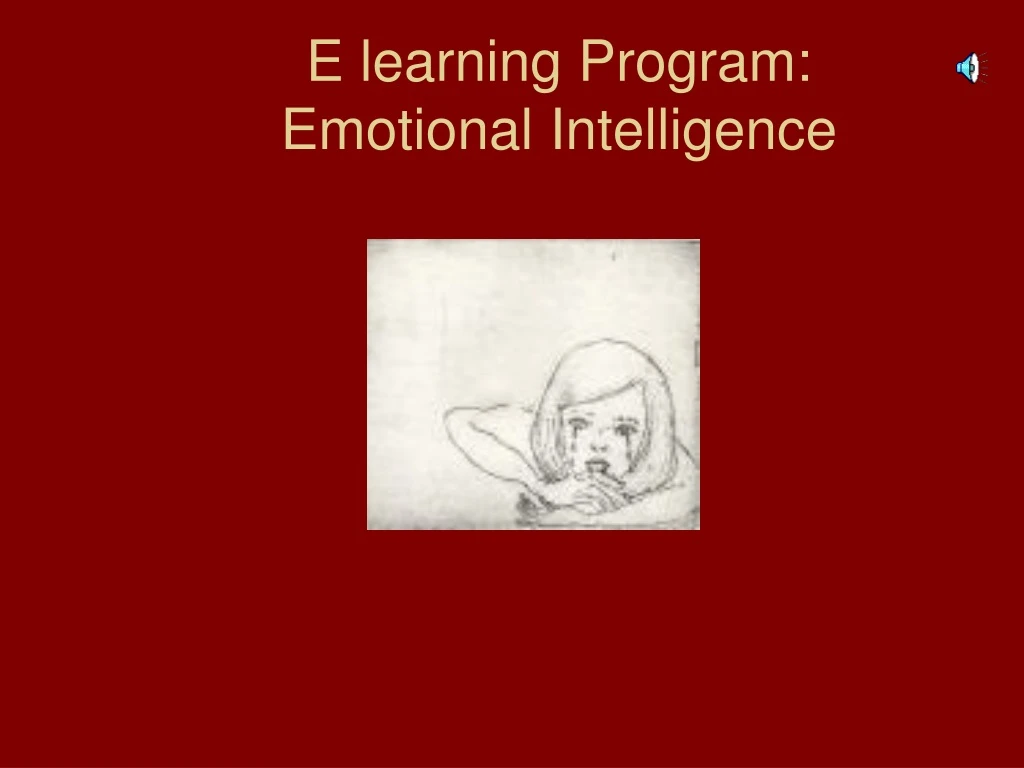 e learning program emotional intelligence