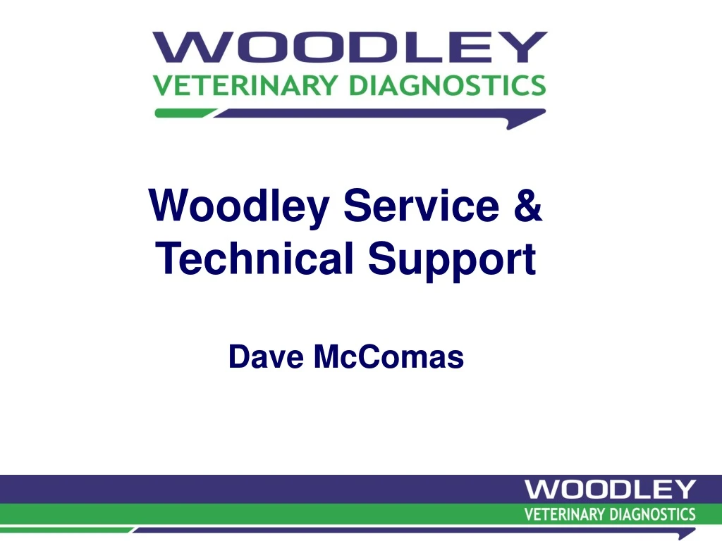 woodley service technical support dave mccomas