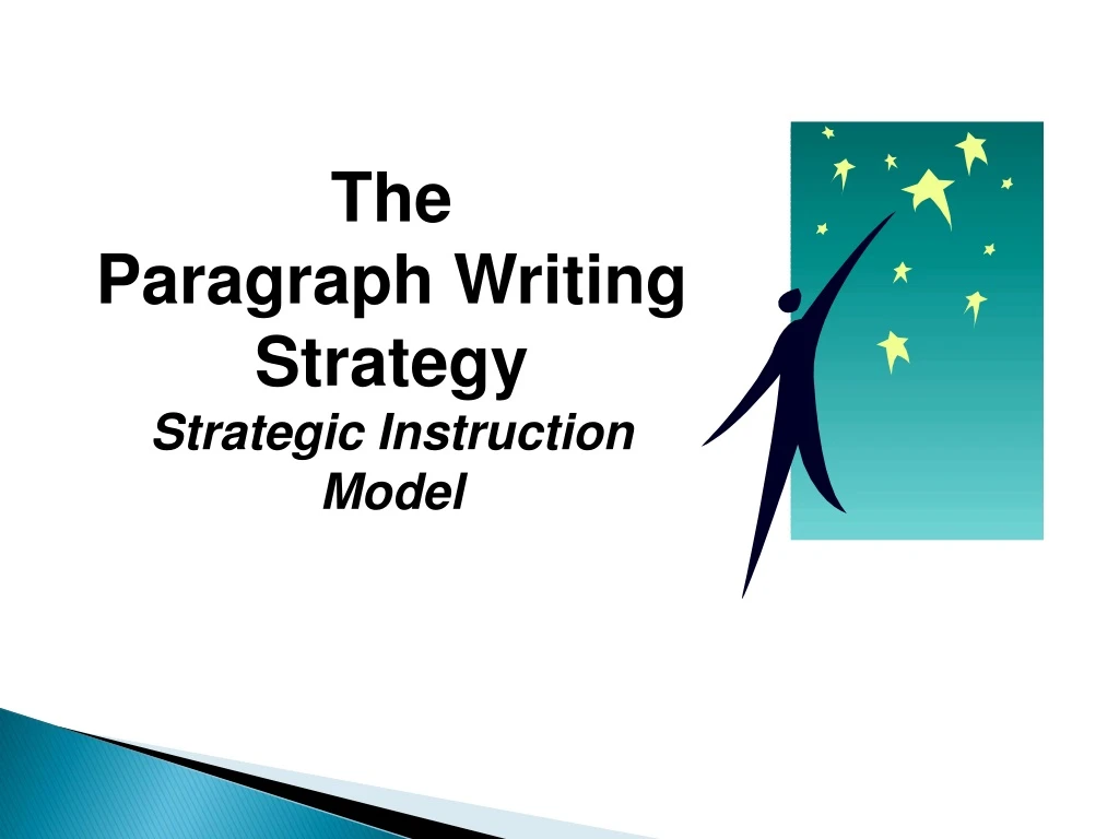 the paragraph writing strategy strategic